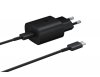 Samsung Super Szybka Oryginalna Ładowarka PD (25W) USB-C Czarna EP-TA800EBE z kablem C-C A70 A53 A52 A52s A90 S10 5G Note 10 M51 S20 S20+ S20 ULTRA S21 S21+ S21 ULTRA S22 S22+ S22 Ultra, S23 S23+ S23 ULTRA, S24, S24+, S24 ULTRA  A15 A25 A35 A55 S24 FE S25